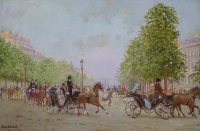 La Promenade sur les Champs-Élysées - Jean Beraud